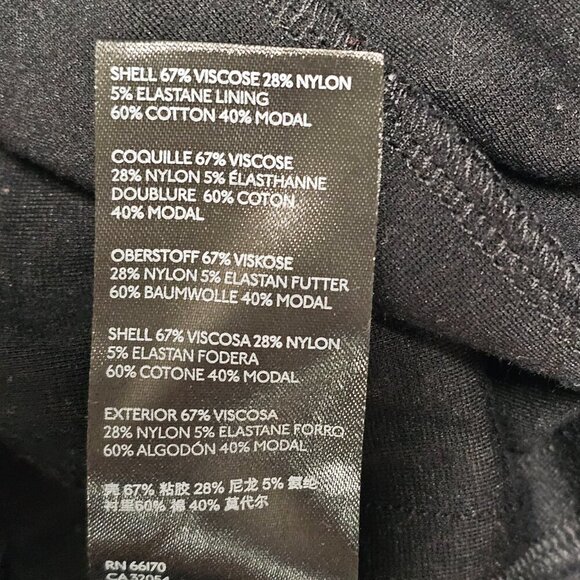 Anthropologie The Essential Freya Scalloped Layered Jumpsuit, Women Size 4 Black - Picture 15 of 15